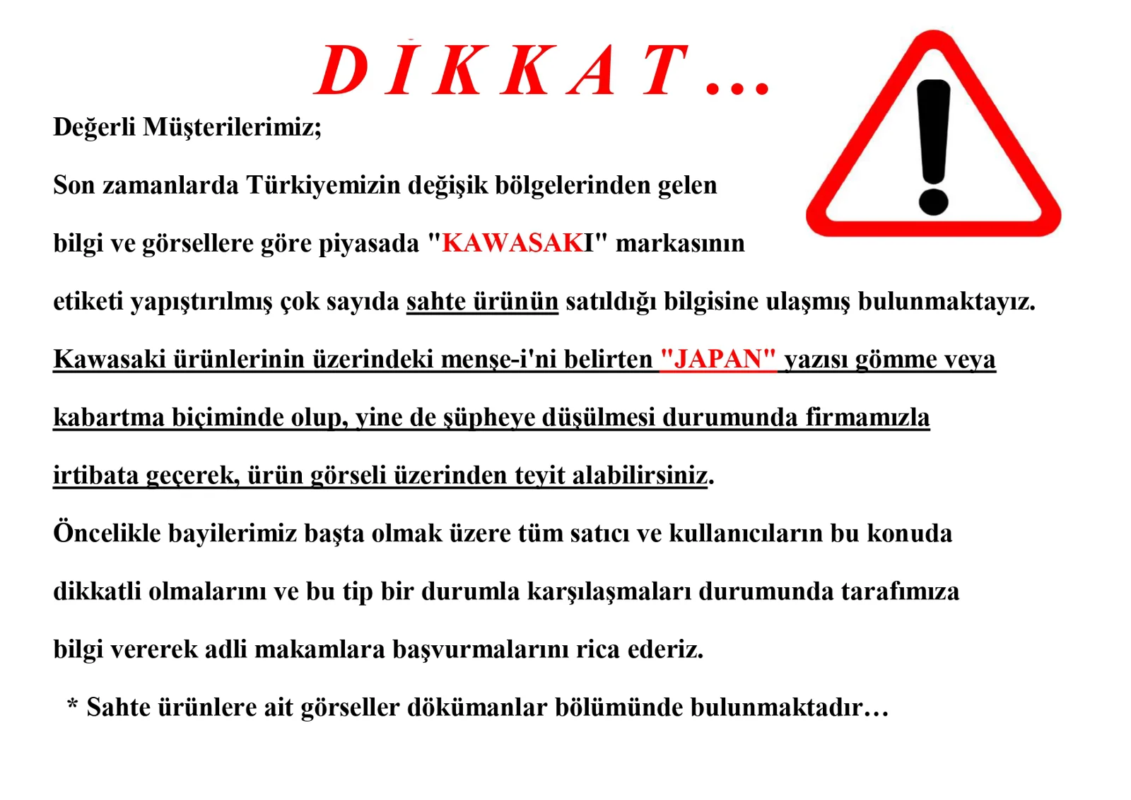 Sevan Hırdavat duyurusu
